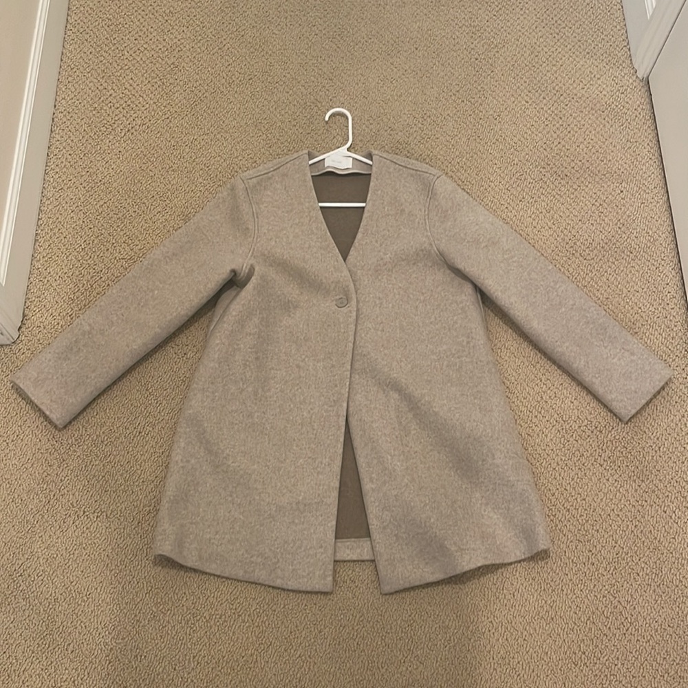 Oak + Fort Single Button Coat